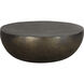 Cale 41.25 X 15 inch Antique Bronze Outdoor Coffee Table